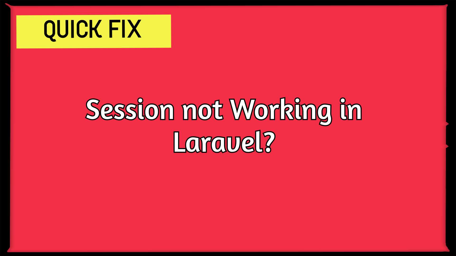Session not working in Laravel