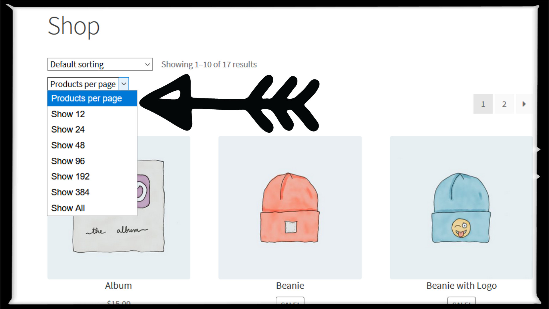 How to add Products Per Page Dropdown in WooCommerce