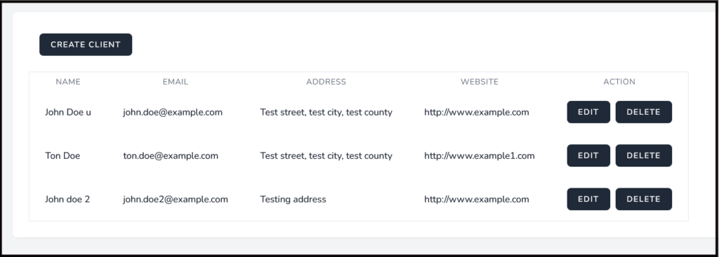 added edit client button in client listing with Laravel 8 and vue 3 CRUD tutorial with example