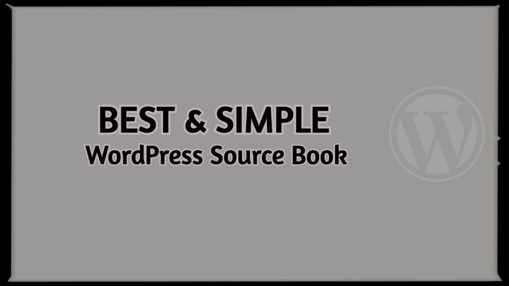 Best and simple WordPress source book