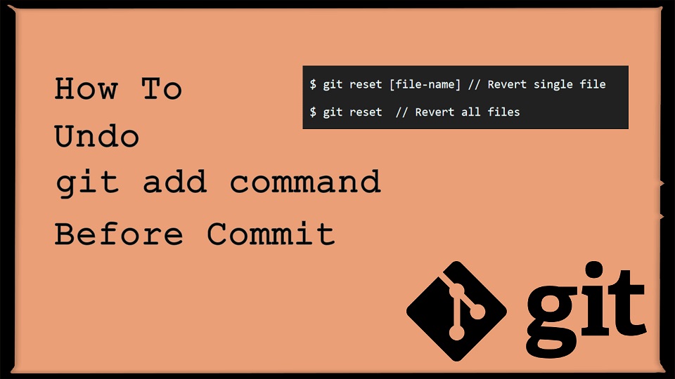 git undo add file