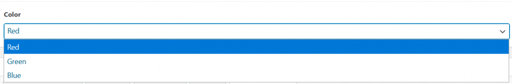 dynamically populated select from user inputs in acf