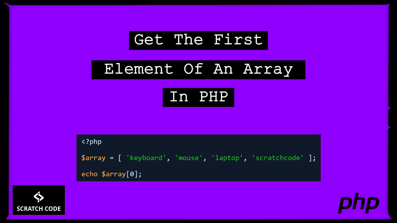 php assign element to array