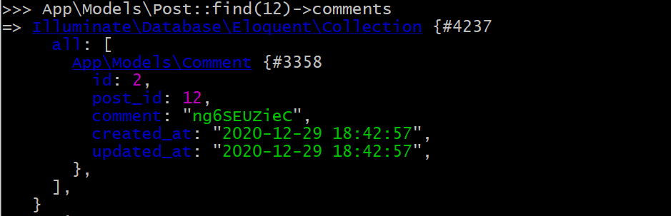fetch data using one to many relationship