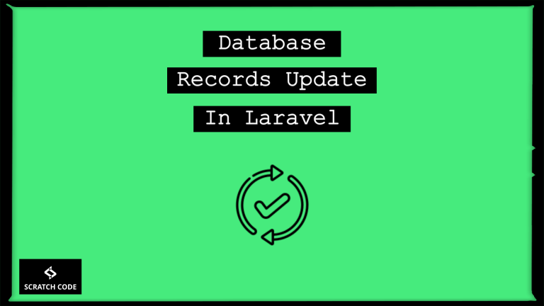 database records update in laravel