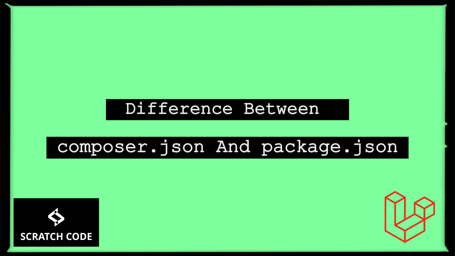 composer.json and package.json