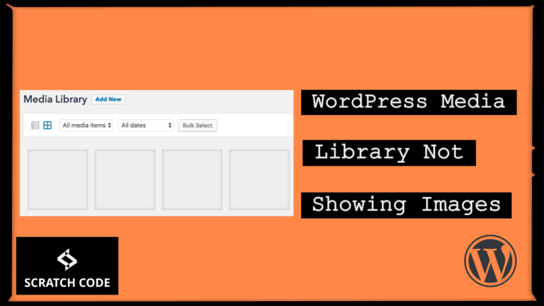 wordpress media library not showing images
