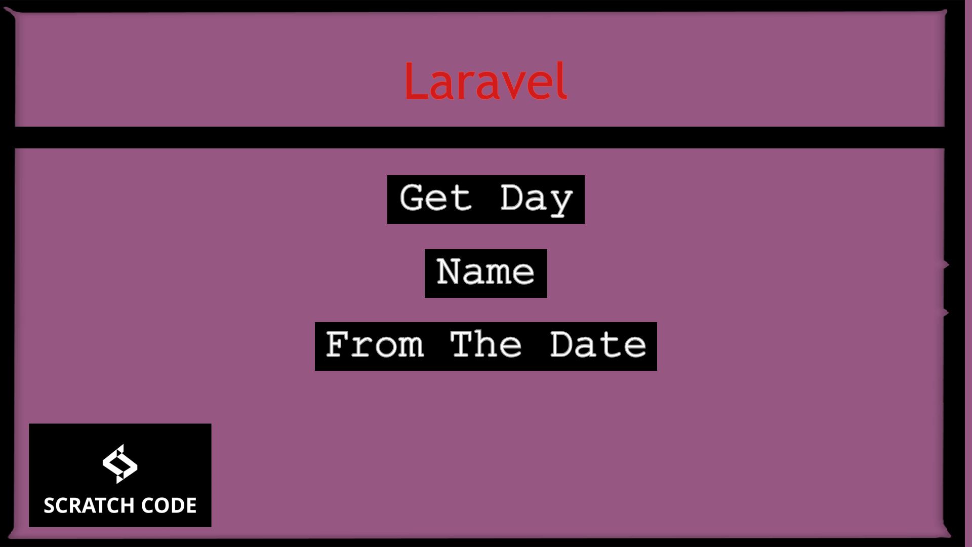 get day from date in laravel