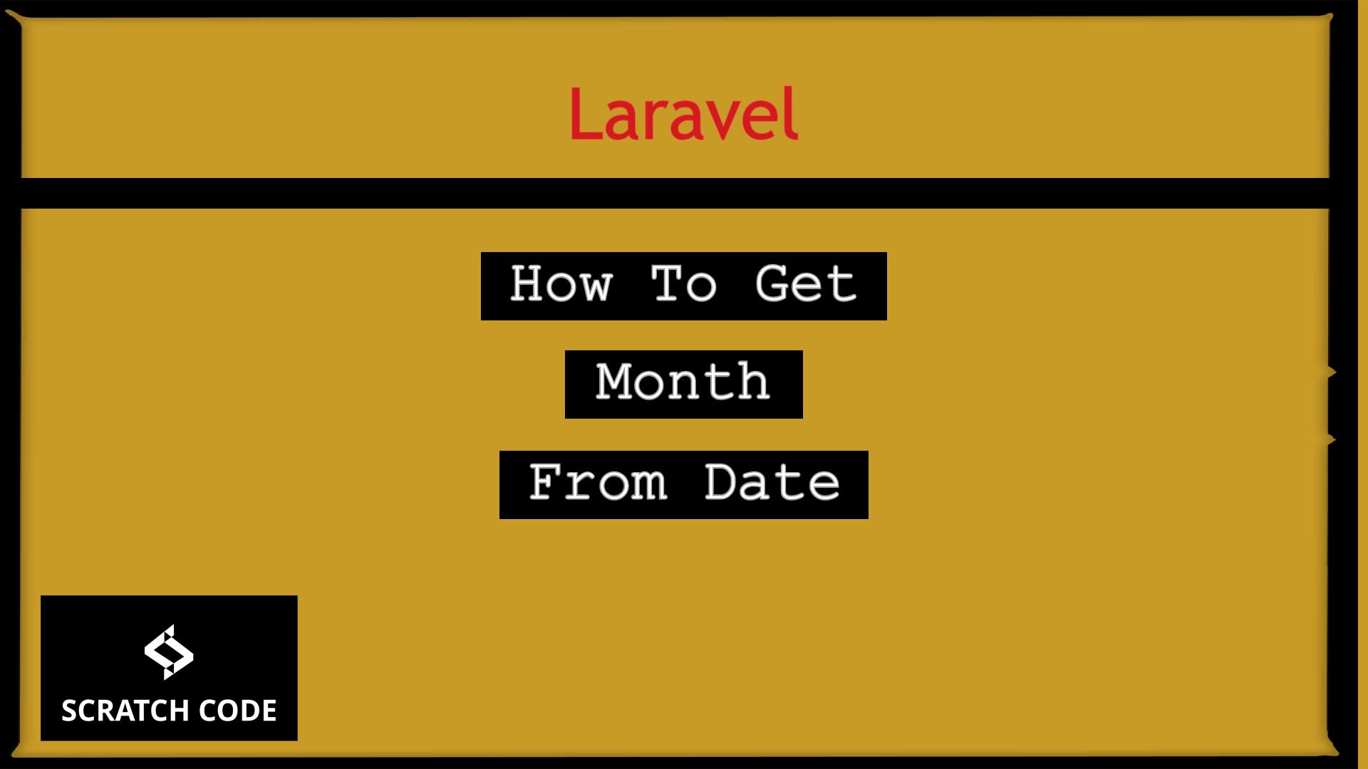 laravel get month name from date