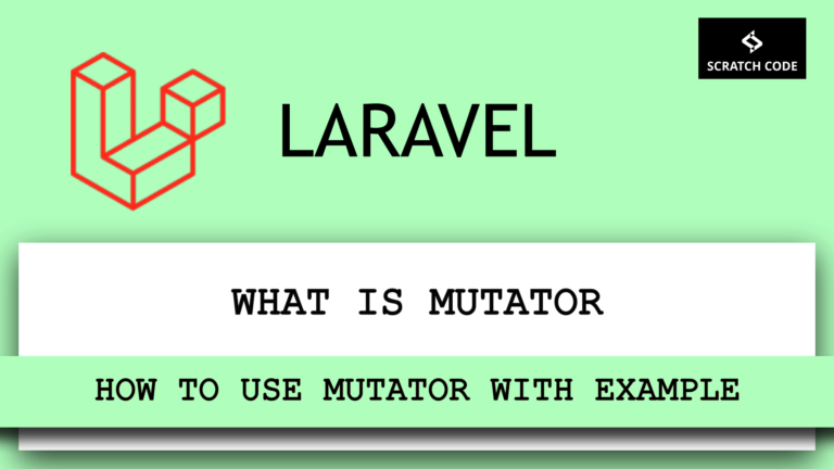 laravel mutator with example