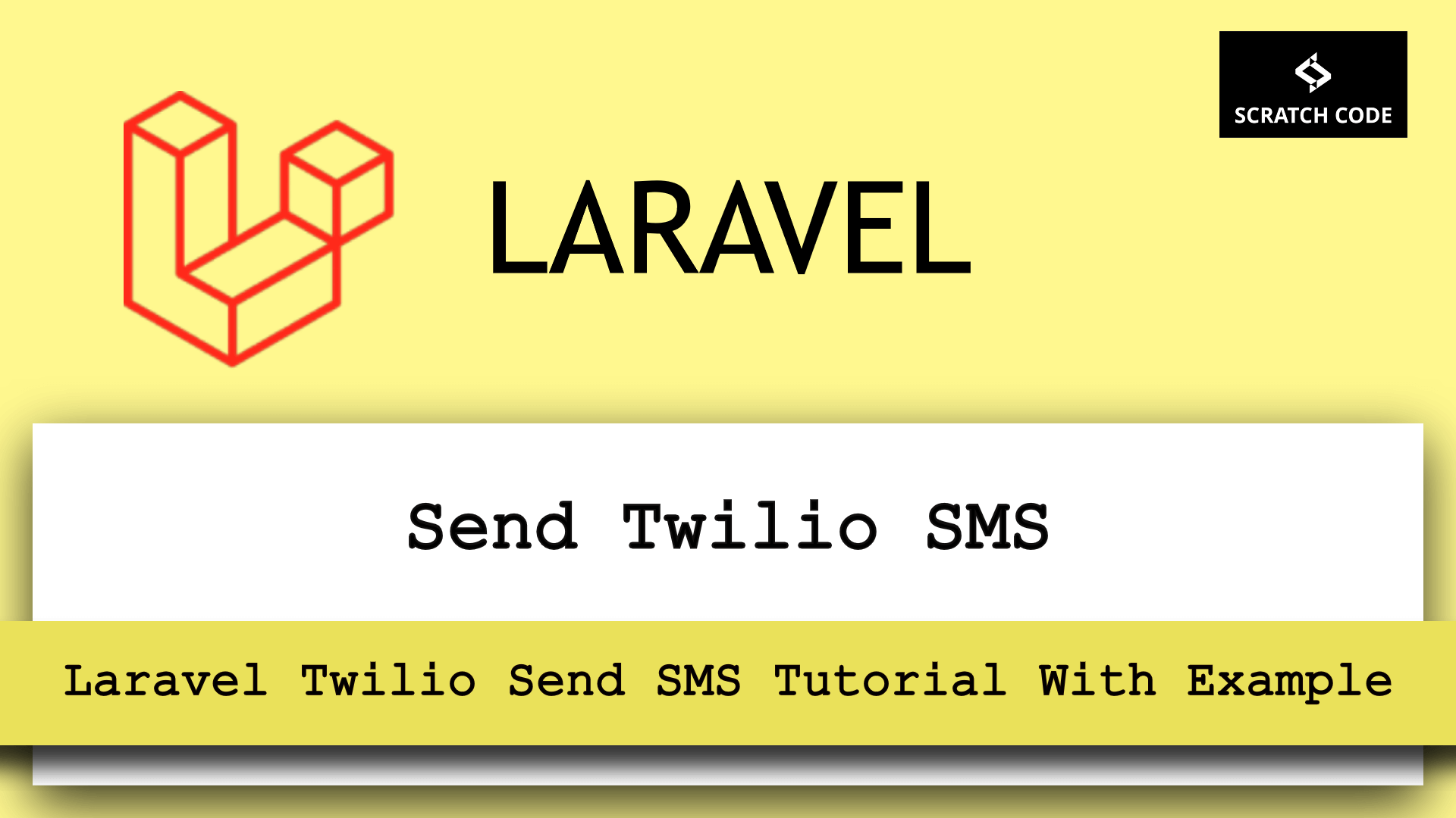 laravel twilio send sms tutorial with example